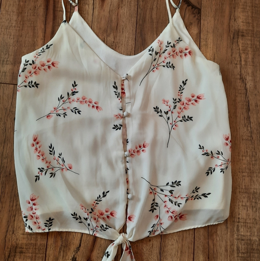 Tie front Tank Top